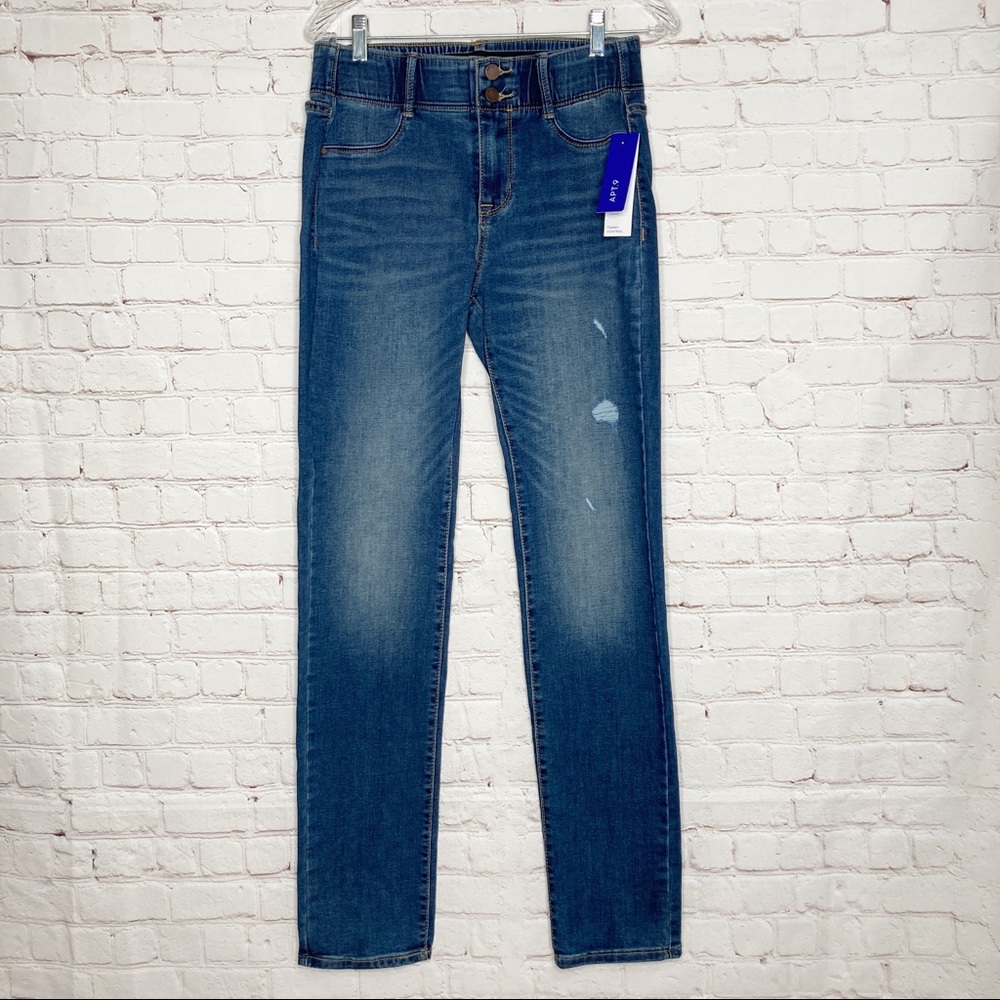 Apt. 9® Tummy Control Midrise Straight-Leg Jeans
